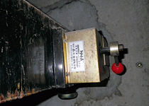 他社防煙ダンパー開閉装置交換