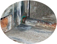 防煙ダンパー清掃、調整